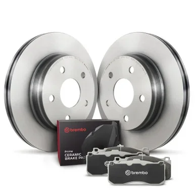 Brembo Focus Premium Brake Kit w/ Coated Rotors & Ceramic Pads – Front (2008-2011)