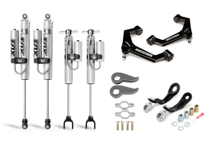 Cognito Motorsports Truck 3-Inch Premier Leveling Kit with Fox PSRR 2.0 Shocks for 11-19 Silverado/Sierra 2500/3500 2WD/4WD – 110-P0926