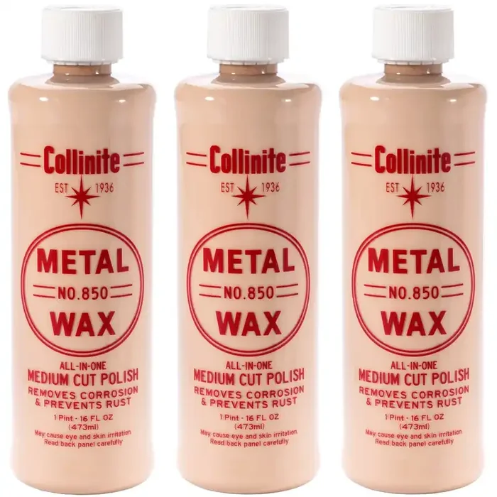 Collinite Automotive Metal Wax (3 Pint Pack)