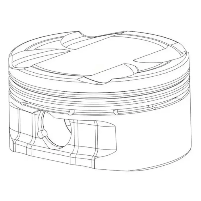 CP Piston & Ring Set for Nissan SR20DE w/ Turbo – Bore (86.5mm) – Size (.5mm) – 8.5 1
