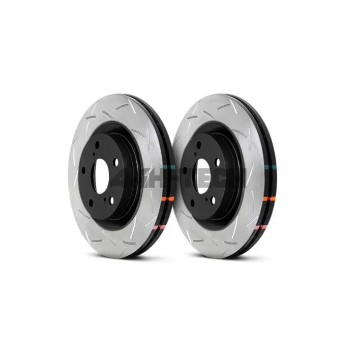DBA 4000 series T3 grooved performance brake discs front (Civic 15+ 2.0 Type R Turbo FK2/FK8/FL5)