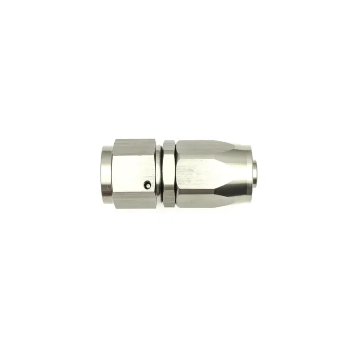 DeatschWerks 8AN Female Swivel Straight Hose End CPE – Anodized Matte Black
