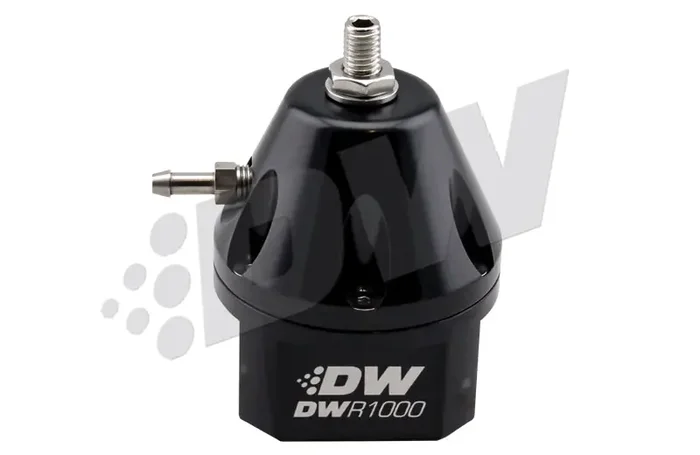 DeatschWerks DWR1000 Adjustable Fuel Pressure Regulator – Black