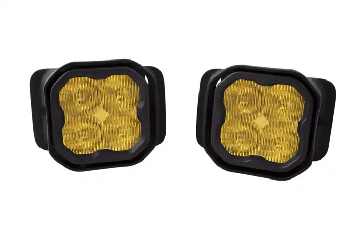 Diode Dynamics SS3 LED Fog Light Kit for 2015-2020 Ford F150 Yellow SAE Fog Pro – DD6244-ss3fog-1028