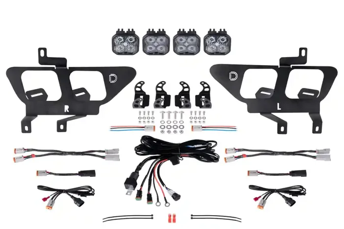 Diode Dynamics SS3 LED Fog Pocket Kit for 2021-2022 Ford F-150, White Pro – DD7312