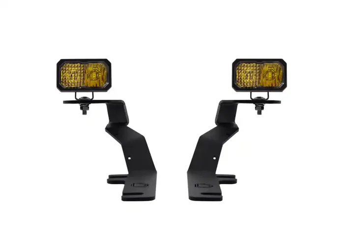 Diode Dynamics Stage Series 2 Inch LED Ditch Light Kit for 2015-2020 Ford F-150, Pro Yellow Combo – ss3dtch-1037-DD6574