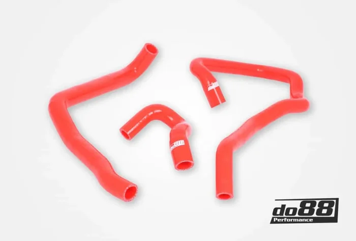 DO88 AUDI SEAT VW 2.0 TSI (MQB) Coolant hoses Remote Radiator (Right) Red