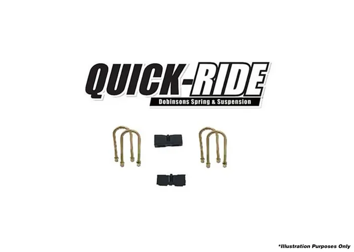 DOBINSONS 2″ QUICK RIDE KIT INCLUDES U-BOLTS – QR19-501K