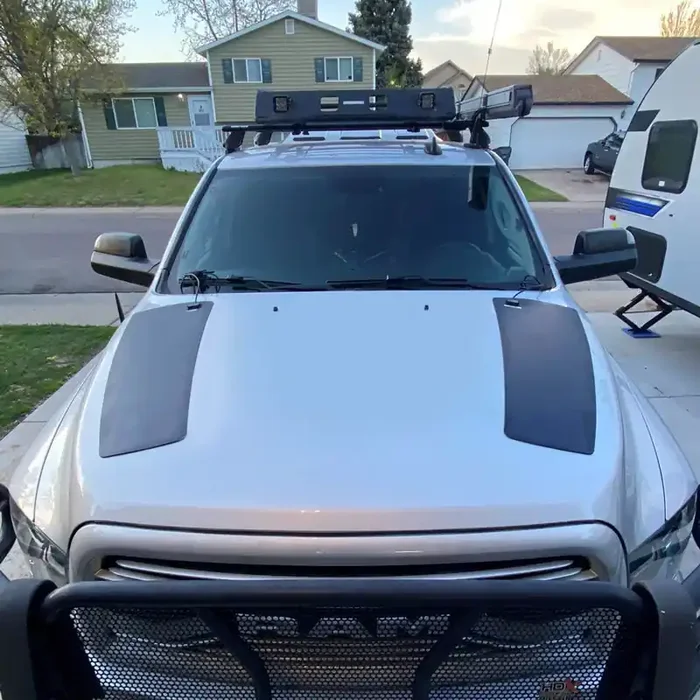 Dodge Ram HD 4th Gen (2010-2018) 70W Hood Flexible Solar Panel