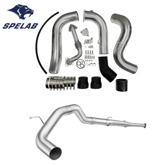 EGR/Intercooler Piping Kit/UP-Pipe/Downpipe Back For 2016-2018 Nissan Titan 5.0L Diesel Applicable Products SPELAB