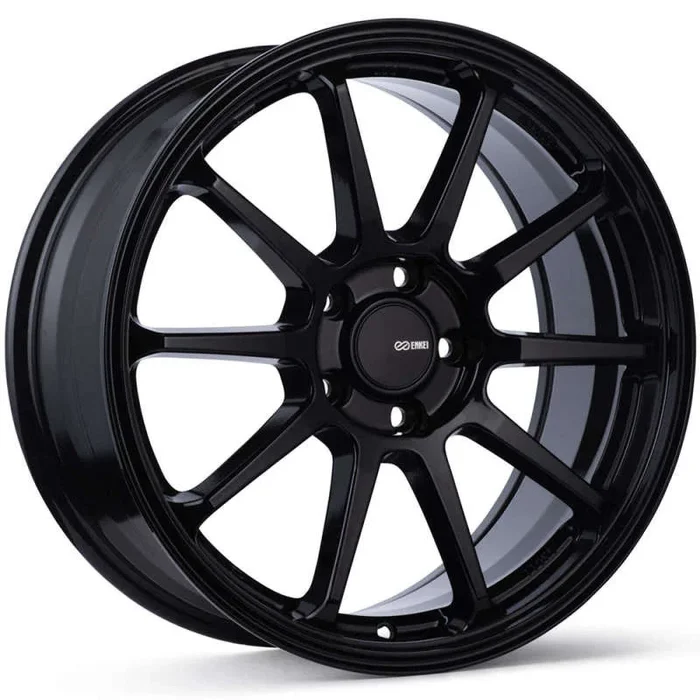 Enkei PX-10 18×8 5×100 45mm Offset 72.6mm Bore Gloss Black Wheel
