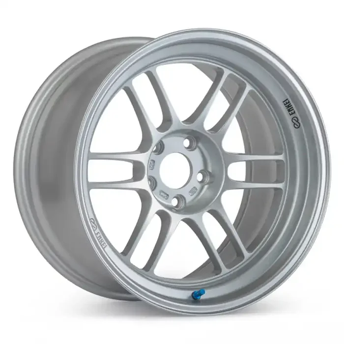 Enkei RPF1RS 18×9.5 5×114.3 12mm Offset 75mm Bore Silver Wheel