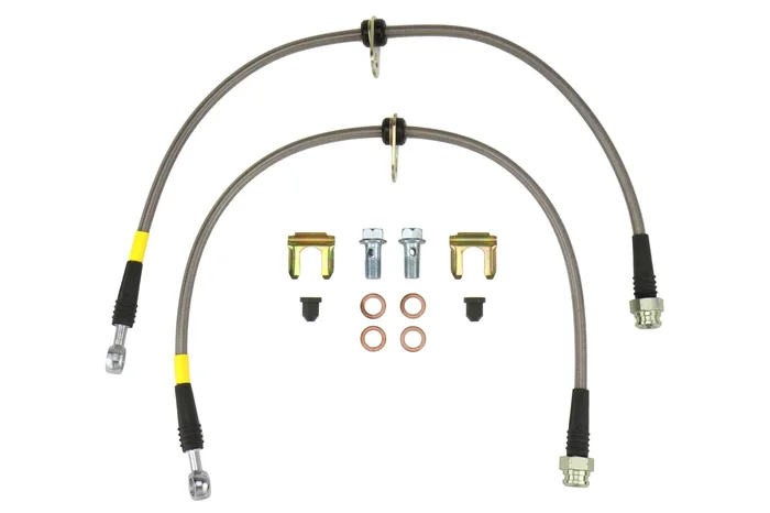 FactionFab Rear Stainless Steel Brake Lines – 2015-2017 Subaru STI / 2008-2014 Impreza / 2013-2016 Scion FR-S / 2013-2020 Subaru BRZ / 2017-2019 Toyota 86
