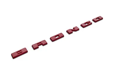 Ford Performance Bronco Red Grille Letters (2021-2026)