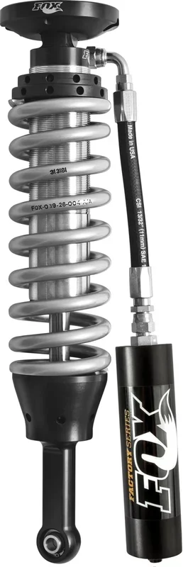 Fox 2007 Chevy 1500 4WD w/UCA 2.5 Factory Series 5.35in. R/R Coilover Shock Set – Black/Zinc