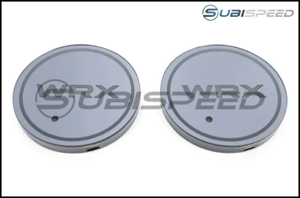 GCS “WRX” Style LED Light Up Coasters (Red) – Universal