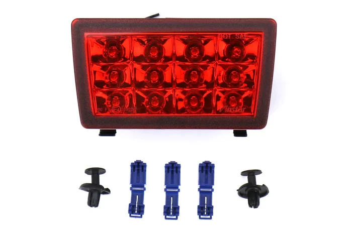 GCS CS Style Rear F1 Fog Brake Light Red Lens & OLM PnP Harness Kit – 2015-2022 Subaru WRX / 2015-2021 STI / 2013-2015 Crosstrek XV