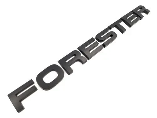 GCS Forester Trunk Emblem (Gloss Black) – 2014-2018 Subaru Forester