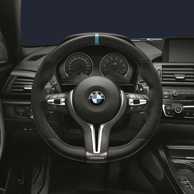 Genuine BMW – M Performance Carbon Fiber Steering Wheel Trim (Matte) – BMW F8X M2/M3/M4