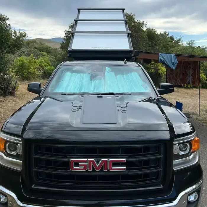 GMC Sierra 1500(2014-2019) 115W Hood Flexible Solar Panel