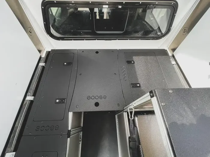 Goose Gear Camper System – Midsize Truck 6Ft. Bed – Sleep Deck for Front Utility Module