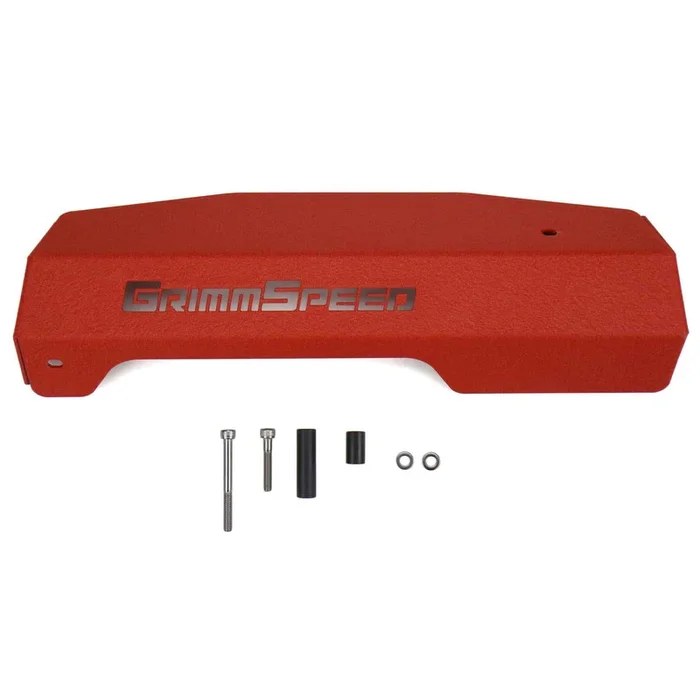 GrimmSpeed Pulley Cover Red – 2015-2021 Subaru WRX