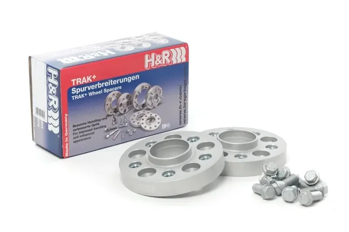 H&R Trak+ 25mm DRA Wheel Adaptor Bolt 5/112 Center Bore 66.5 Bolt Thread 14×1.5 – Black