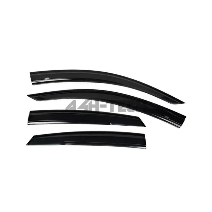 H-Gear Pro-Line door window visors Mugen style 4-piece (Honda Civic 17-21 4drs FC1/FC5/FC8/FC9)