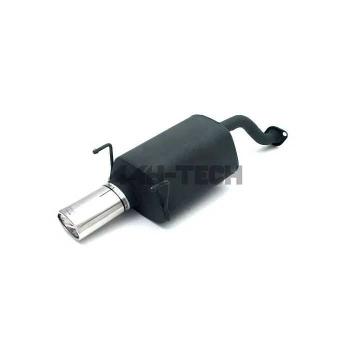 H-Gear Tuner-Line rear muffler steel oval (Honda Civic 92-00 3drs/Del Sol)