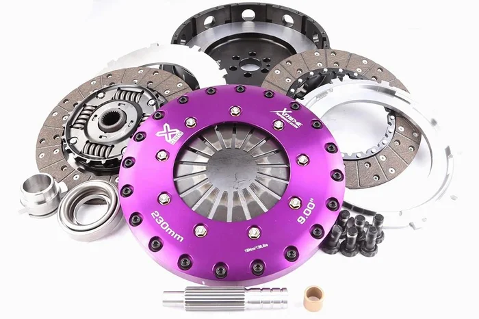 HOLDEN CALAIS sedan (VL) 3.0 EFi – 230mm Sprung hub Organic Twin Plate Clutch Kit Incl Flywheel 1000Nm
