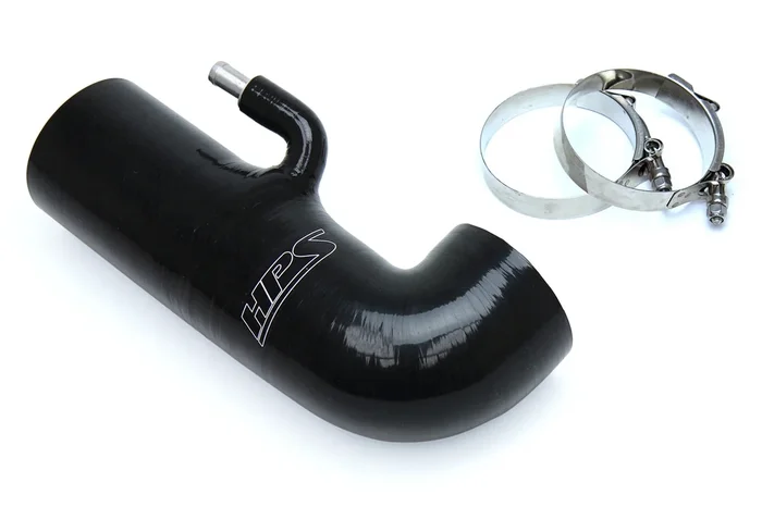 HPS Black Reinforced Silicone Post MAF Air Intake Hose Kit – Delete Stock Sound Tube Scion 13-16 FRS