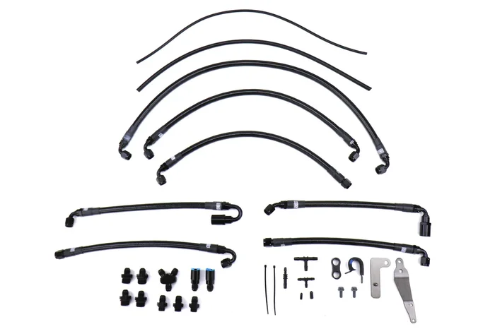 IAG Performance PTFE Fuel Line Kit for use w/ COBB Flex Fuel Sensor – 2015-2021 Subaru STI