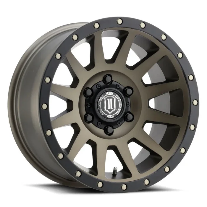 ICON Compression 17×8.5 6×135 6mm Offset 5in BS 87.1mm Bore Bronze Wheel