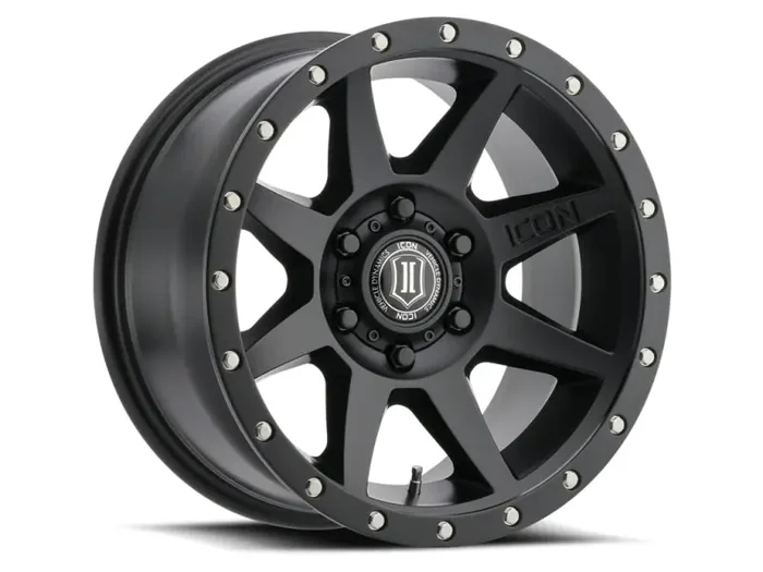 ICON Rebound Pro 17×8.5 6×135 6mm Offset 5in BS 87.1mm Bore Satin Black Wheel