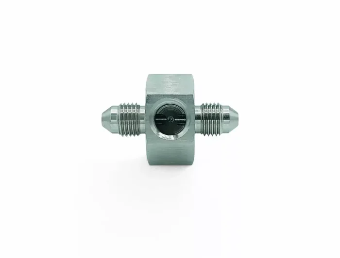 Inline brake pressure switch adapter AN3 Male / 1/8 NPT Female