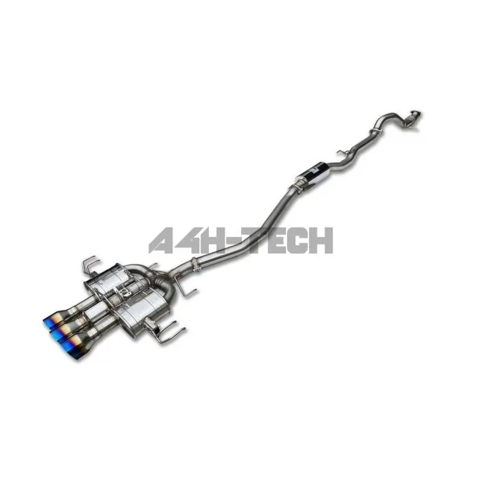 Invidia Q300-TI stainless steel exhaust system titanium tip INCL. front pipe (Honda Civic 22-25 2.0 Type R turbo FL5)