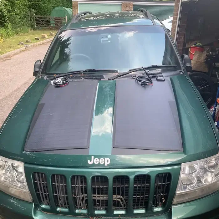 Jeep Grand Cherokee WJ(1996-2004) 130W Hood/Bonnet Solar Panel