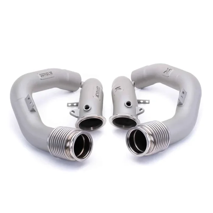 Keller BMW M5 F90 Titanium Cerakote Downpipes/Midpipes Set