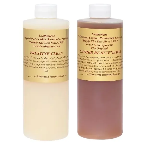 Leatherique Rejuvenator Oil and Prestine Clean 16oz Kit