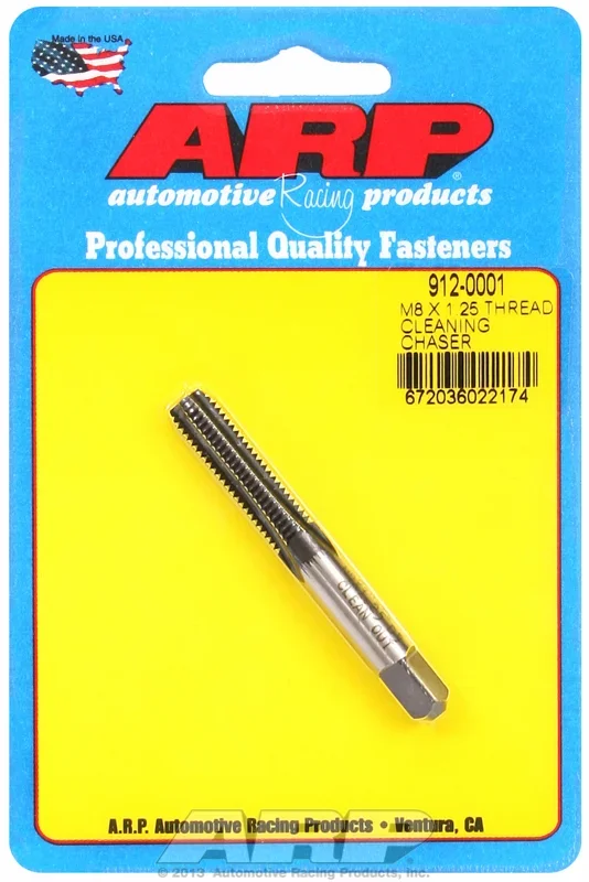 M8 x 1.25 thread cleaning tap