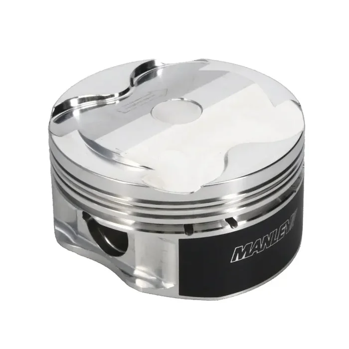 Manley 2018+ Ford Coyote 5.0L 6.75cc Dish 3.700in Bore 12 1 CR 22mm Pin Platinum Ext Duty Pistons