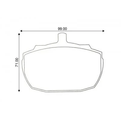 Mintex Racing Brake Pads MLB52-M1144 For Rover Various