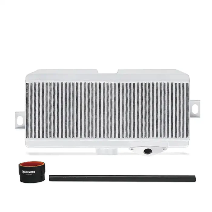 Mishimoto Subaru 08-15 WRX STi Top-Mount Intercooler Kit – Powder Coated Silver & Black Hoses