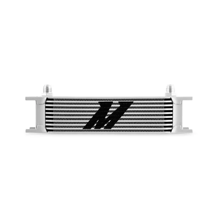Mishimoto Universal -8AN 10 Row Oil Cooler – Silver