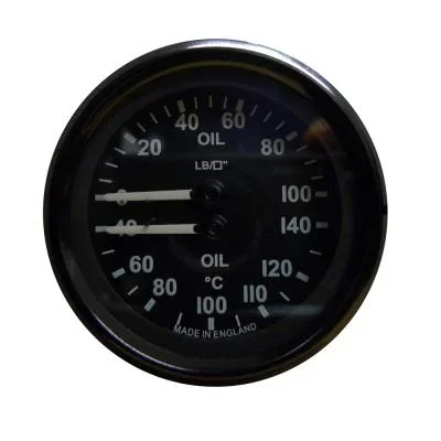 Mocal 52mm Dual Oil Pressure and Oil Temp Gauge