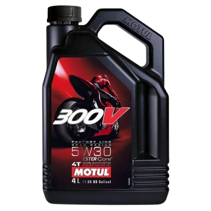 Motul 300V Factory Line Road Racing 5W30 100% Synthetic Oil 104111 4L