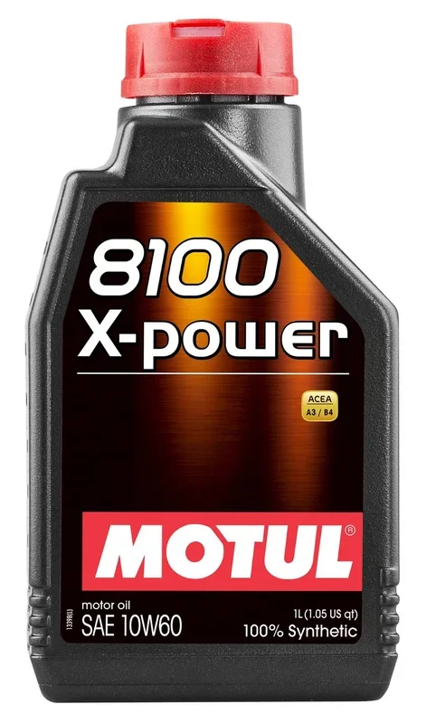 Motul – 8100 X-POWER Synthetic Motor Oil – 10W60