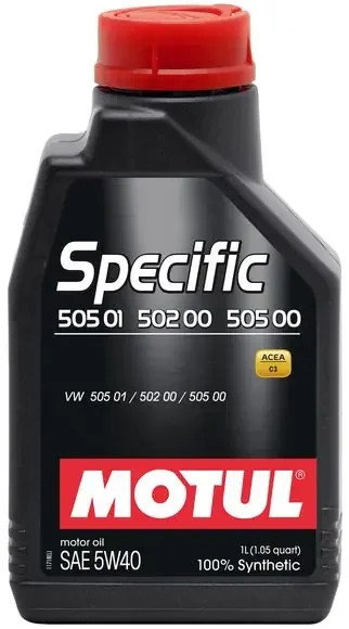 Motul OEM Specific 505 01 502 00 505 00 – 5W40, 1L (1.05 qt.)