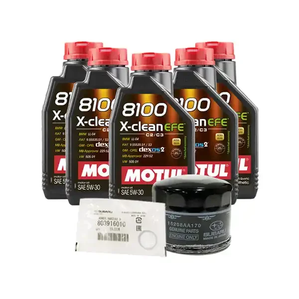 Motul X-Clean EFE 5W30 Oil Change Kit for Subaru WRX 2015+
