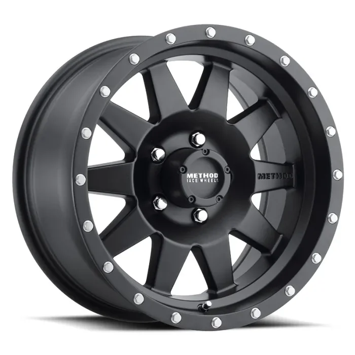 MR301 The Standard MATTE BLACK 17X9 6X5.5 -12mm